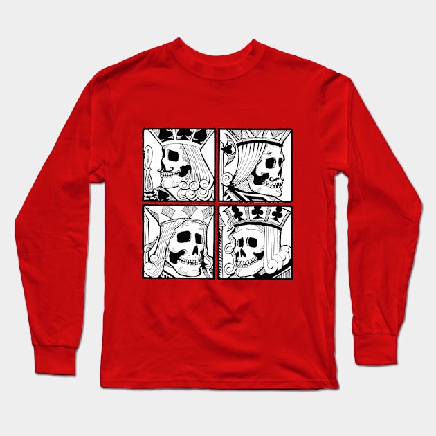 4 Dead Knaves Long Sleeve T-Shirt by IckyScrawls